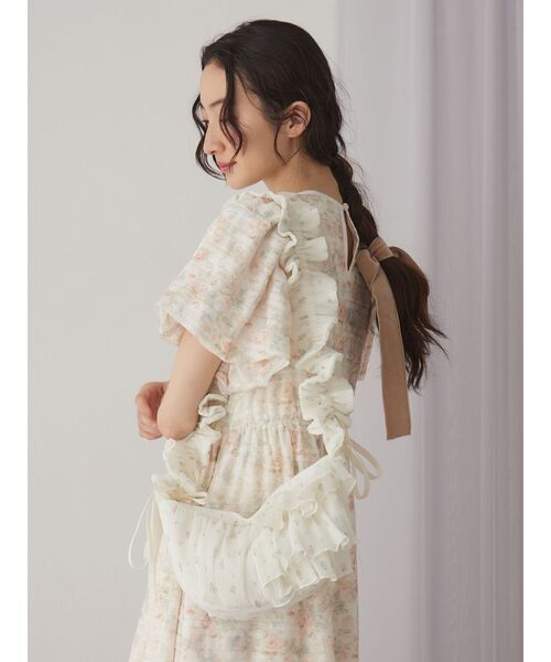 セール】flowerクロスボディバッグ（ショルダーバッグ）｜merry