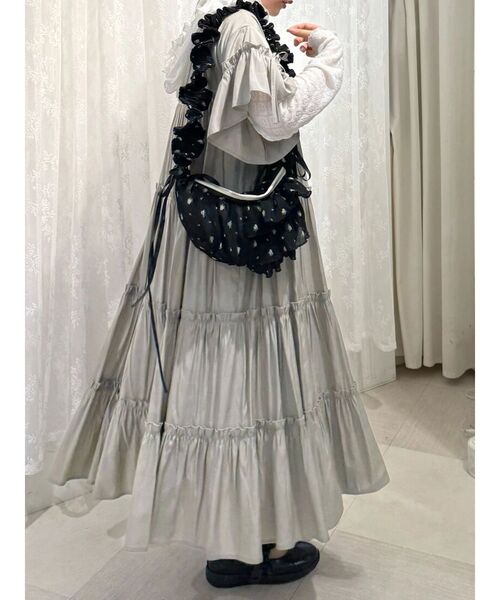 merry jenny（メリージェニー）の「flowerクロスボディバッグ（ショルダーバッグ・レディース・ミント/オフホワイト/ブラック・FREE）」の7枚目の写真