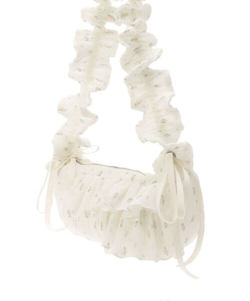 merry jenny（メリージェニー）の「flowerクロスボディバッグ（ショルダーバッグ・レディース・ミント/オフホワイト/ブラック・FREE）」の19枚目の写真