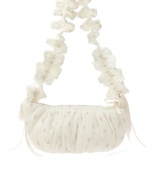 merry jenny（メリージェニー）の「flowerクロスボディバッグ（ショルダーバッグ・レディース・ミント/オフホワイト/ブラック・FREE）」の20枚目の写真