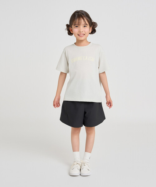 COMME CA ISM（コムサイズム）の「水陸両用 キュロットスカート（スカート・キッズ・ブラック/ベージュ/ピンク・100cm/110cm/120cm/130cm/140cm/150cm）」の16枚目の写真