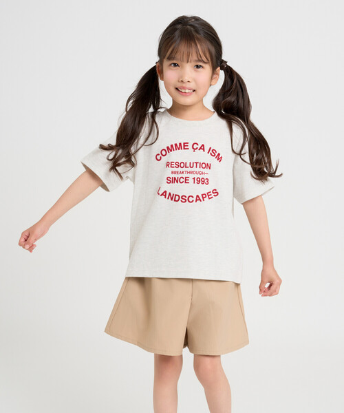 COMME CA ISM（コムサイズム）の「水陸両用 キュロットスカート（スカート・キッズ・ブラック/ベージュ/ピンク・100cm/110cm/120cm/130cm/140cm/150cm）」の18枚目の写真
