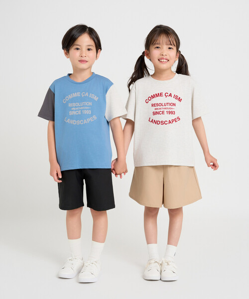 COMME CA ISM（コムサイズム）の「水陸両用 キュロットスカート（スカート・キッズ・ブラック/ベージュ/ピンク・100cm/110cm/120cm/130cm/140cm/150cm）」の19枚目の写真