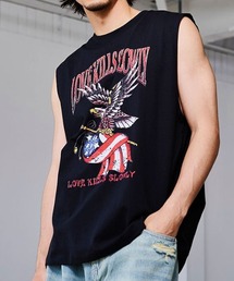 『ED HARDY/エドハーディー』クルーネック ノースリーブTシャツ
