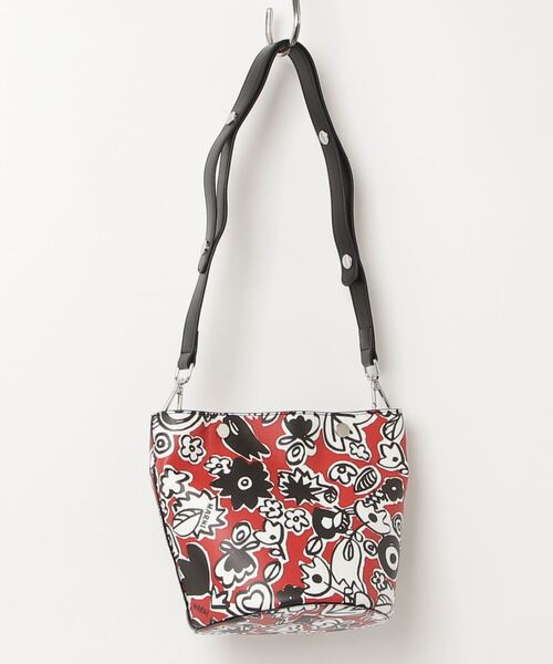 MARNI（マルニ）の「MARNI(マルニ)Kids & Junior プリントハンドバッグ（ハンドバッグ・キッズ・レッド・ONE SIZE）」の2枚目の写真