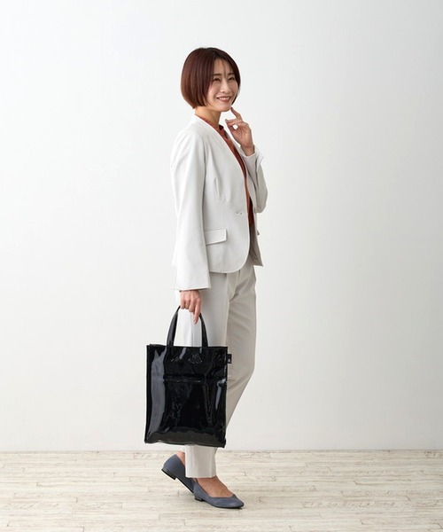 ROOTOTE(ルートート)の「ROOTOTE ルートートLT.アーキャトル.Classic-B(トートバッグ・レディース・ブラック/ブラック系2/シルバー/ゴールド/ネイビー・FREE)」の7枚目の写真