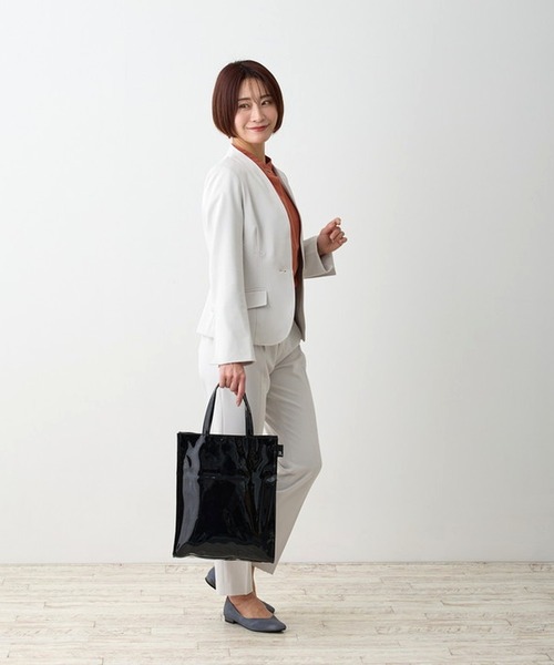 ROOTOTE(ルートート)の「ROOTOTE ルートートLT.アーキャトル.Classic-B(トートバッグ・レディース・ブラック/ブラック系2/シルバー/ゴールド/ネイビー・FREE)」の9枚目の写真