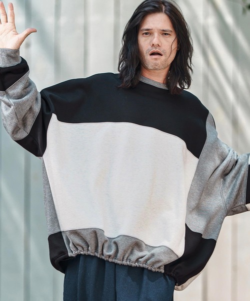 CAMBIO(カンビオ)の「msw1697- Switch Lining Boa Sweat Pullover スウェット(スウェット・メンズ・マルチ・S/M/L)」の1枚目の写真
