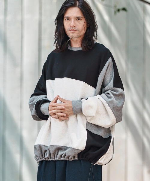 CAMBIO(カンビオ)の「msw1697- Switch Lining Boa Sweat Pullover スウェット(スウェット・メンズ・マルチ・S/M/L)」の2枚目の写真