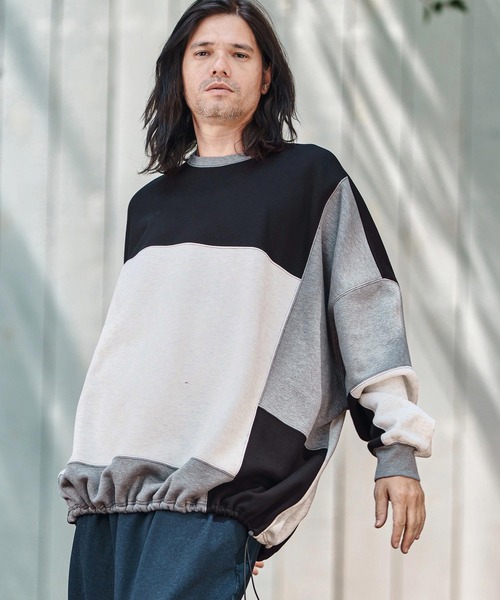 CAMBIO(カンビオ)の「msw1697- Switch Lining Boa Sweat Pullover スウェット(スウェット・メンズ・マルチ・S/M/L)」の3枚目の写真