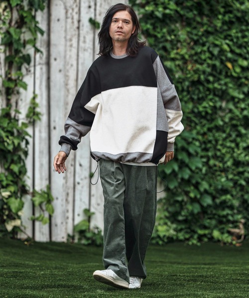 CAMBIO(カンビオ)の「msw1697- Switch Lining Boa Sweat Pullover スウェット(スウェット・メンズ・マルチ・S/M/L)」の8枚目の写真