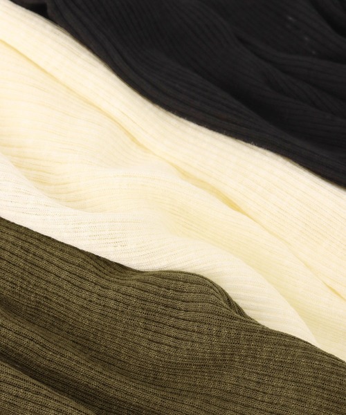 ANAP(アナップ)の「半袖 シアー ニット カーディガン トップス(カーディガン/ボレロ・レディース・ブラック/ブラウン/アイボリー・FREE)」の5枚目の写真