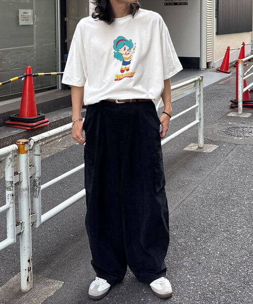 CIAOPANIC（チャオパニック）の「ワイドバルーンカーゴパンツ（その他パンツ・メンズ・カーキ/ブラック・MEDIUM/LARGE）」の6枚目の写真