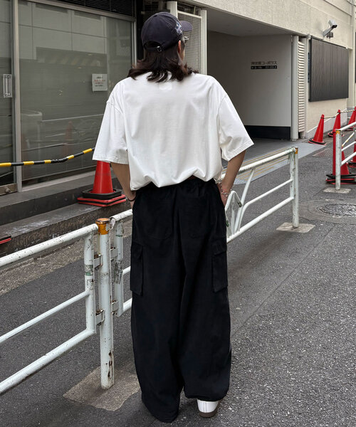 CIAOPANIC（チャオパニック）の「ワイドバルーンカーゴパンツ（その他パンツ・メンズ・カーキ/ブラック・MEDIUM/LARGE）」の8枚目の写真
