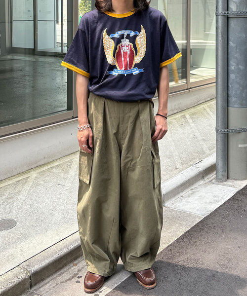 CIAOPANIC（チャオパニック）の「ワイドバルーンカーゴパンツ（その他パンツ・メンズ・カーキ/ブラック・MEDIUM/LARGE）」の15枚目の写真