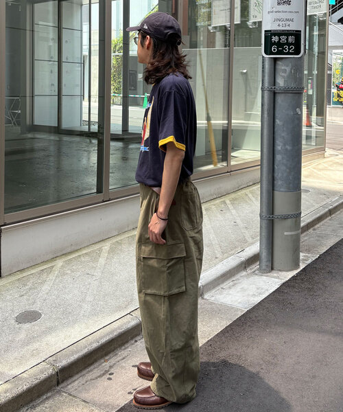 CIAOPANIC（チャオパニック）の「ワイドバルーンカーゴパンツ（その他パンツ・メンズ・カーキ/ブラック・MEDIUM/LARGE）」の16枚目の写真