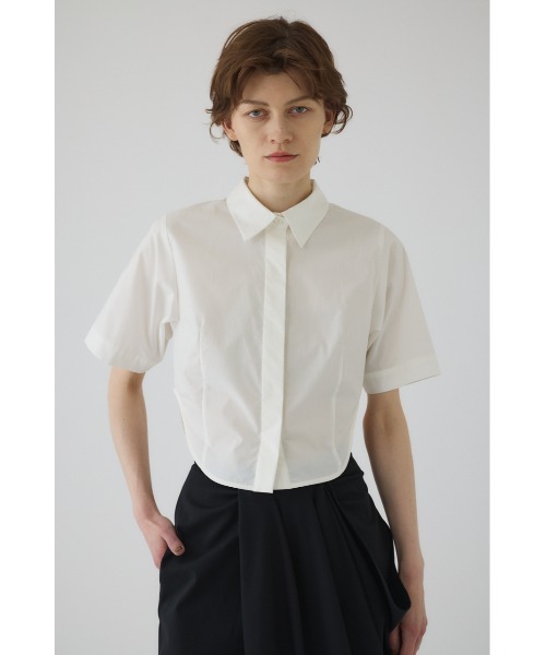 Round hem short SH ラウンドヘムショートシャツ Round hem short SH ラウンドヘムショートシャツ（シャツ