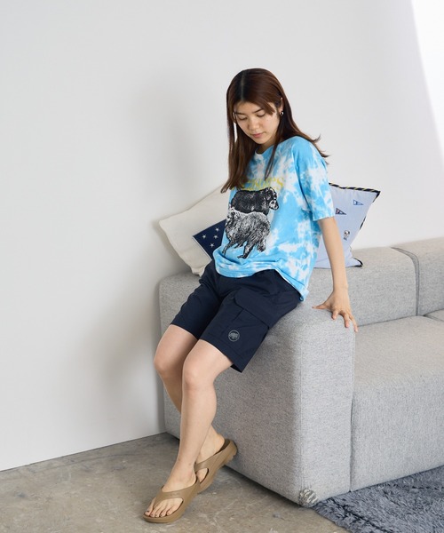 PLEASURES(プレジャー)の「PLEASURES/プレジャーズ WET DOGS TEE BLUE DYE タイダイTシャツ カットソー 半袖Tシャツ 秋物 秋服 2026年秋冬(Tシャツ/カットソー・レディース・ブルー・L)」の10枚目の写真