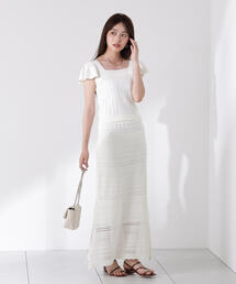 PROPORTION BODY DRESSING | 透かし編ＳＥＴ　ＵＰ / 1215240612(ワンピース)