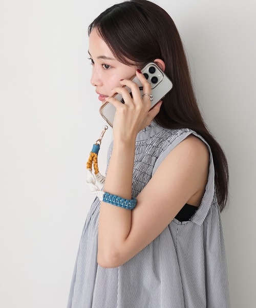 forksy.(フォルクシー)の「【forksy.】カラーマクラメツイスト ショートストラップ(スマホグッズ・レディース・グリーン系/ピンク系/パープル系/ブルー系/ブラック系・FREE)」の20枚目の写真