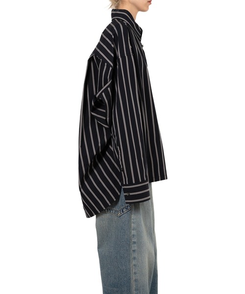 LEON Embroidery Stripe Shirt（シャツ/ブラウス）｜Maison