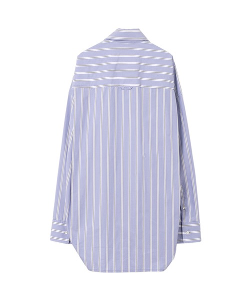 ブラウス シャツ LEON Embroidery Stripe Shirt レディース LEON Embroidery Stripe Shirt（シャツ/ブラウス）｜Maison