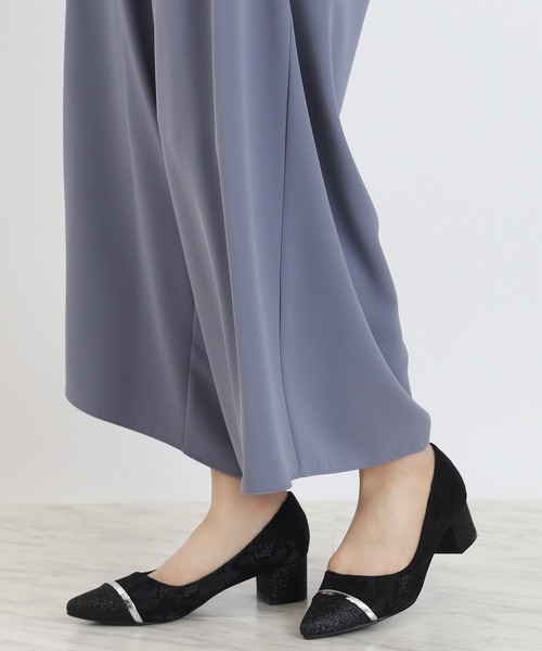 TRUDEA（トルディア）の「レースラメパンプス（パンプス・レディース・ブラック/シルバー/ベージュ・MEDIUM/LARGE/SMALL）」の9枚目の写真