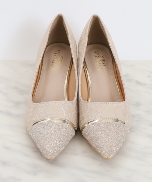 TRUDEA（トルディア）の「レースラメパンプス（パンプス・レディース・ブラック/シルバー/ベージュ・MEDIUM/LARGE/SMALL）」の16枚目の写真