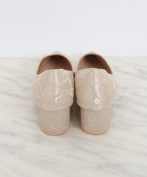 TRUDEA（トルディア）の「レースラメパンプス（パンプス・レディース・ブラック/シルバー/ベージュ・MEDIUM/LARGE/SMALL）」の18枚目の写真