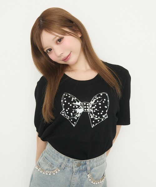 andmary 半袖ニット 0d52b4217d664850a80d01242a2da9