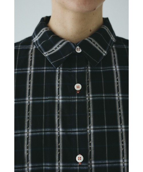 HeRIN.CYE(ヘリンドットサイ)の「Side gather Aline blouse サイドギャザーAラインブラウス(シャツ/ブラウス・レディース・ブラウン系その他/ブラック系その他/ベージュ系その他・FREE)」の17枚目の写真