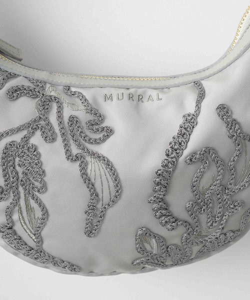 バッグ MURRAL / \"Sea pea\" embroidered bag Sea pea