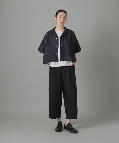 ZUCCa（ズッカ）の「デニムチュールエンブロイダリー / シャツ / S（シャツ/ブラウス・レディース・ネイビー/ブラック・M size）」の6枚目の写真