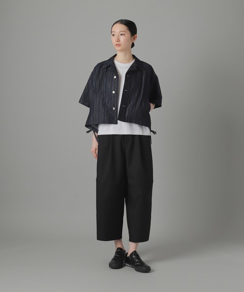 ZUCCa（ズッカ）の「デニムチュールエンブロイダリー / シャツ / S（シャツ/ブラウス・レディース・ネイビー/ブラック・M size）」の7枚目の写真