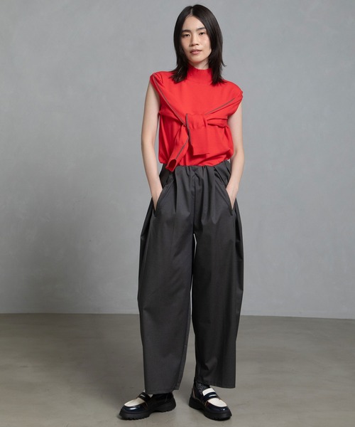 MARECHAL TERRE（マルシャルテル）の「2wayニット（ニット/セーター・レディース・ブラック/ネイビー/チャコールグレー/レッド/キャメル・MEDIUM）」の11枚目の写真