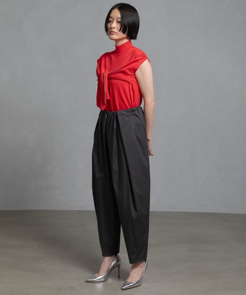 MARECHAL TERRE（マルシャルテル）の「2wayニット（ニット/セーター・レディース・ブラック/ネイビー/チャコールグレー/レッド/キャメル・MEDIUM）」の12枚目の写真