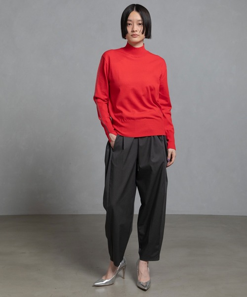 MARECHAL TERRE（マルシャルテル）の「2wayニット（ニット/セーター・レディース・ブラック/ネイビー/チャコールグレー/レッド/キャメル・MEDIUM）」の13枚目の写真