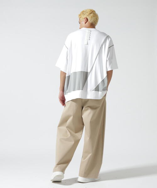 ROYAL FLASH(ロイヤルフラッシュ)の「Maison ULA/メゾン ウラ/切り替えTシャツ(Tシャツ/カットソー・メンズ・ブラック/ホワイト・1/2)」の21枚目の写真