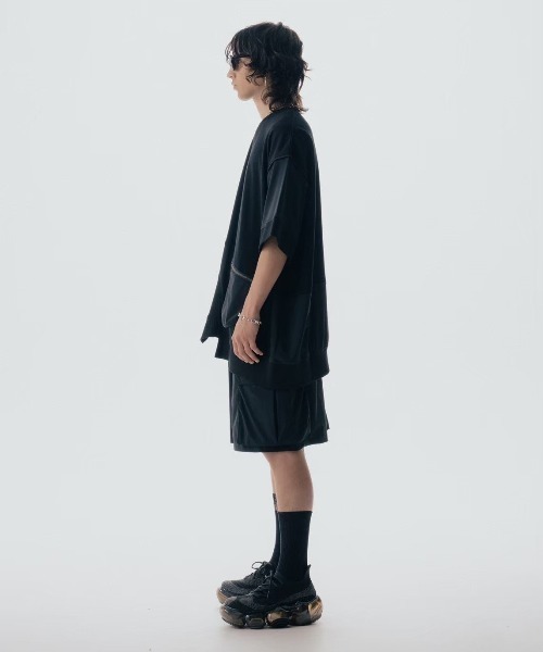 ROYAL FLASH(ロイヤルフラッシュ)の「Maison ULA/メゾン ウラ/切り替えTシャツ(Tシャツ/カットソー・メンズ・ブラック/ホワイト・1/2)」の13枚目の写真