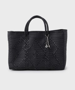 メルカドバッグ モンタナ ブラック クリーム S（かごバッグ