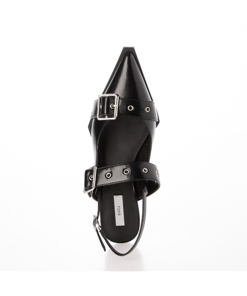 EVOL（イーボル）の「【ふかふか・柔らかい】ダブルベルト5cmパンプス BZ23844（パンプス・レディース・シルバー/ブラック・23.0cm/24.0cm/25.0cm/22.0cm/22.5cm/23.5cm/24.5cm）」の12枚目の写真