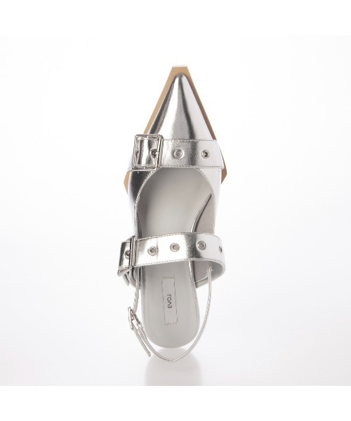 EVOL（イーボル）の「【ふかふか・柔らかい】ダブルベルト5cmパンプス BZ23844（パンプス・レディース・シルバー/ブラック・23.0cm/24.0cm/25.0cm/22.0cm/22.5cm/23.5cm/24.5cm）」の17枚目の写真