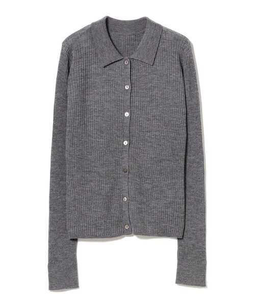 Ray BEAMS（レイビームス）の「リブ ポロ カーディガン（カーディガン/ボレロ・レディース・レッド/オフホワイト/シルバー・ONE SIZE）」の10枚目の写真