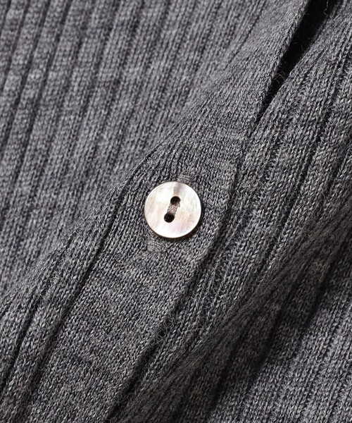 Ray BEAMS（レイビームス）の「リブ ポロ カーディガン（カーディガン/ボレロ・レディース・レッド/オフホワイト/シルバー・ONE SIZE）」の14枚目の写真