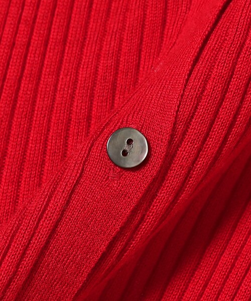 Ray BEAMS（レイビームス）の「リブ ポロ カーディガン（カーディガン/ボレロ・レディース・レッド/オフホワイト/シルバー・ONE SIZE）」の19枚目の写真