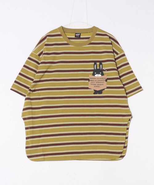 スカラーパリティ　352124：子探しパパラビル ボーダーTシャツ 352124：子探しパパラビル ボーダーTシャツの通販-ScoLar