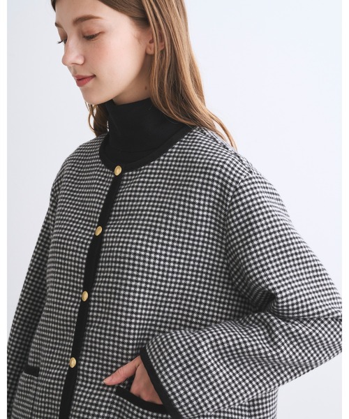 Traditional Weatherwear(トラディショナルウェザーウェア)の「ARKLEY A-LINE BV(ダウンジャケット/コート・レディース・ブラウン系その他/ブラック系その他・32/36/34)」の7枚目の写真