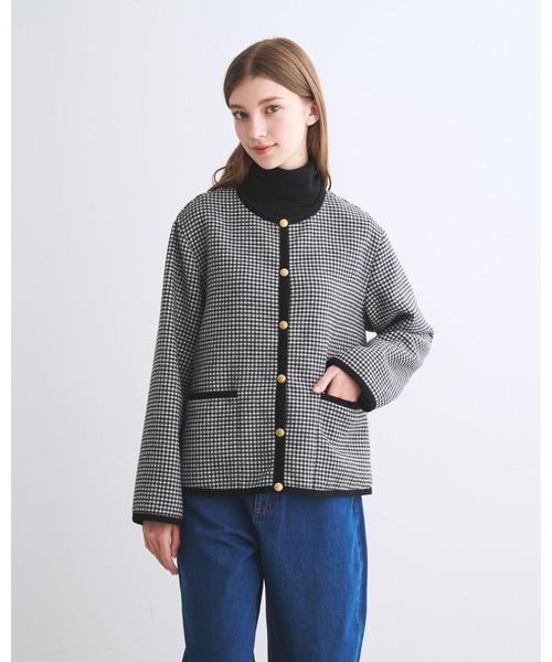 Traditional Weatherwear(トラディショナルウェザーウェア)の「ARKLEY A-LINE BV(ダウンジャケット/コート・レディース・ブラウン系その他/ブラック系その他・32/36/34)」の3枚目の写真