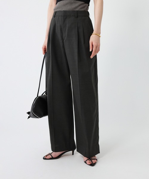 BABYLONE(バビロン)の「T/Wスラックスパンツ(スラックス・レディース・グレー/チャコール・36inch/38inch)」の6枚目の写真