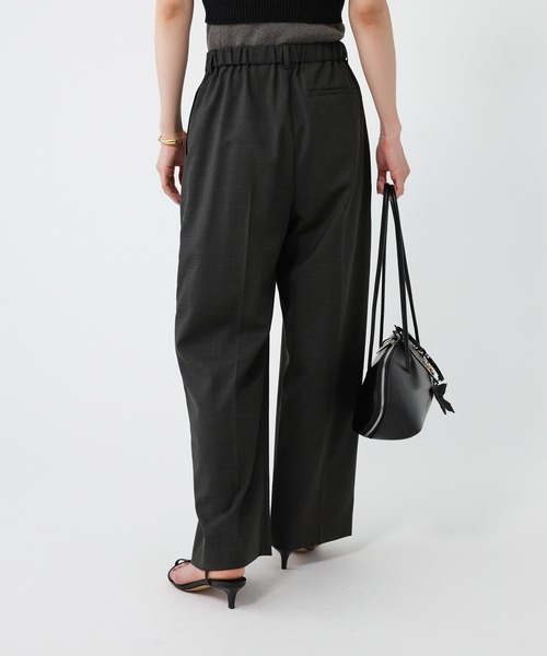 BABYLONE(バビロン)の「T/Wスラックスパンツ(スラックス・レディース・グレー/チャコール・36inch/38inch)」の4枚目の写真